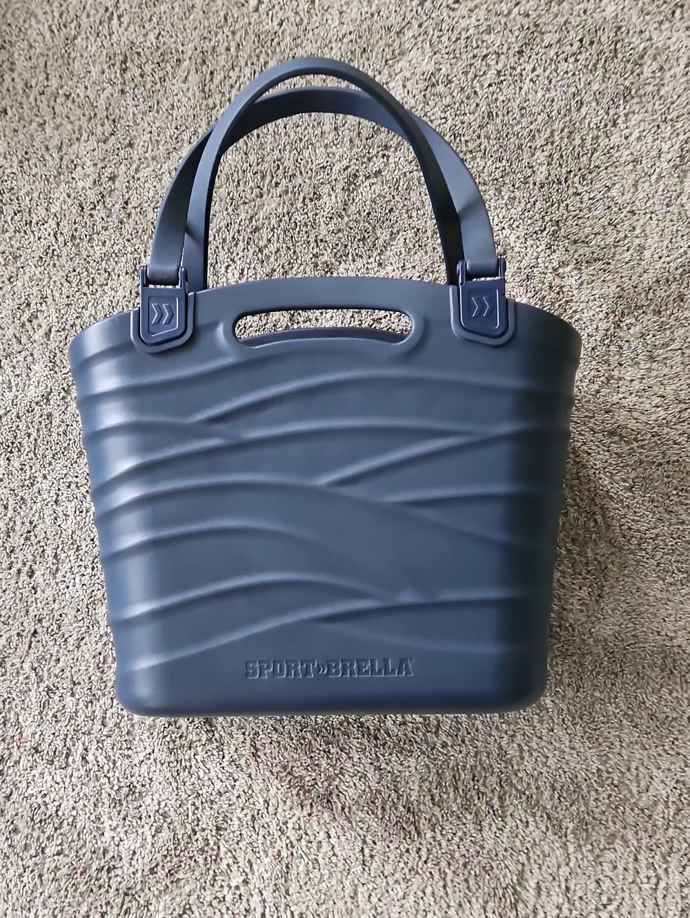 Beach Bag Navy Blue Wave Sport Brella Rubber Bag XL